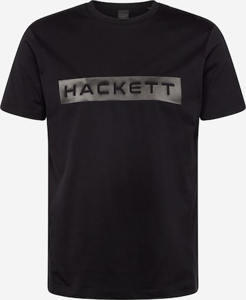 Hackett London חולצות בשחור: מלפנים