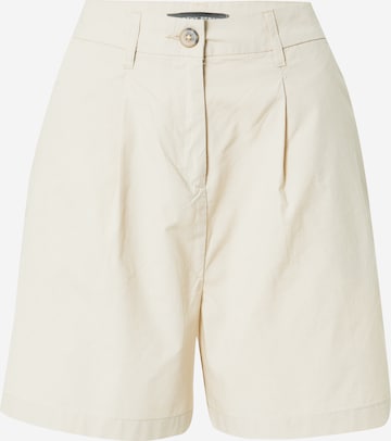 Dorothy Perkins Loosefit Bandplooibroek in Beige: voorkant