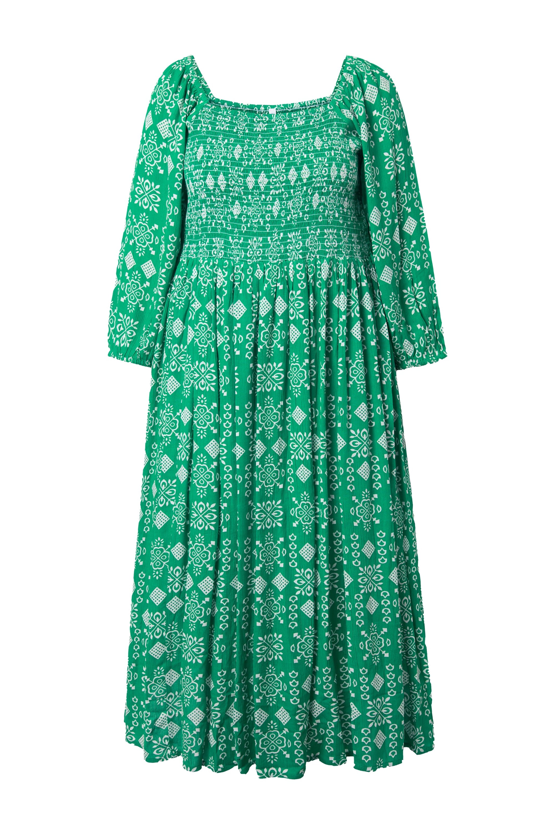 Ulla Popken Kleid in Grün: Vorderseite