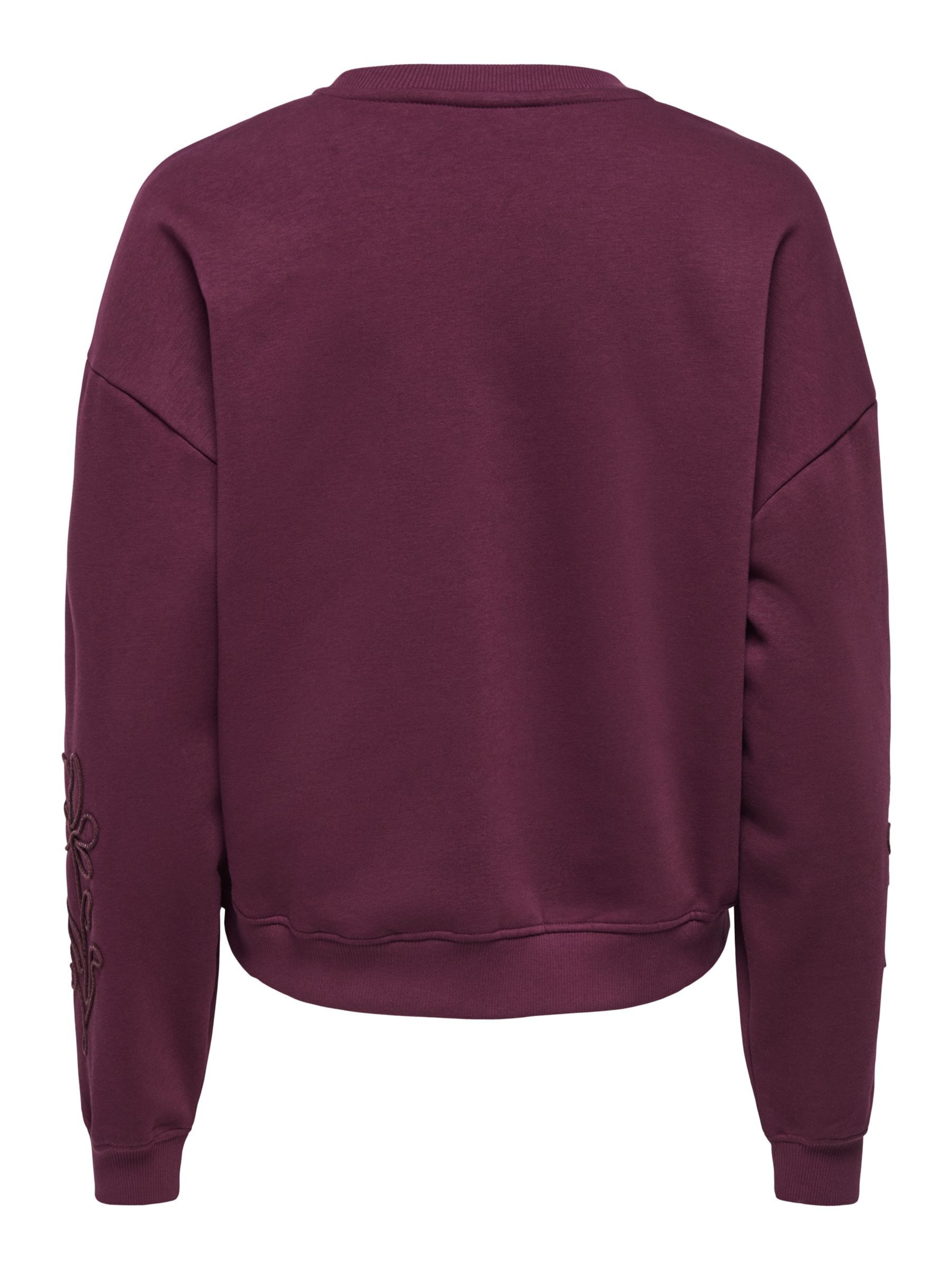 ONLY Sweatshirt 'ONLBrooklyn' in Lila