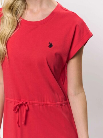 U.S. POLO ASSN. Jurk ' Ida ' in Rood