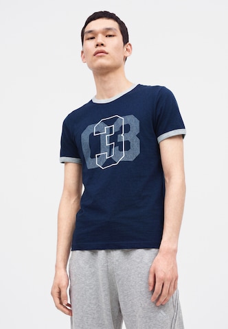 ADIDAS ORIGINALS Тениска 'RINGER' в синьо
