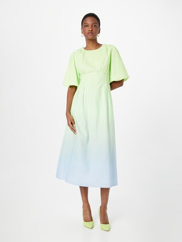 Robe Olivia Rubin en vert : devant