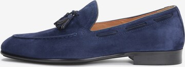 Kazar Moccasins in Blue: front