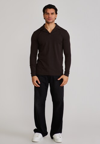 T-Shirt SikSilk en marron