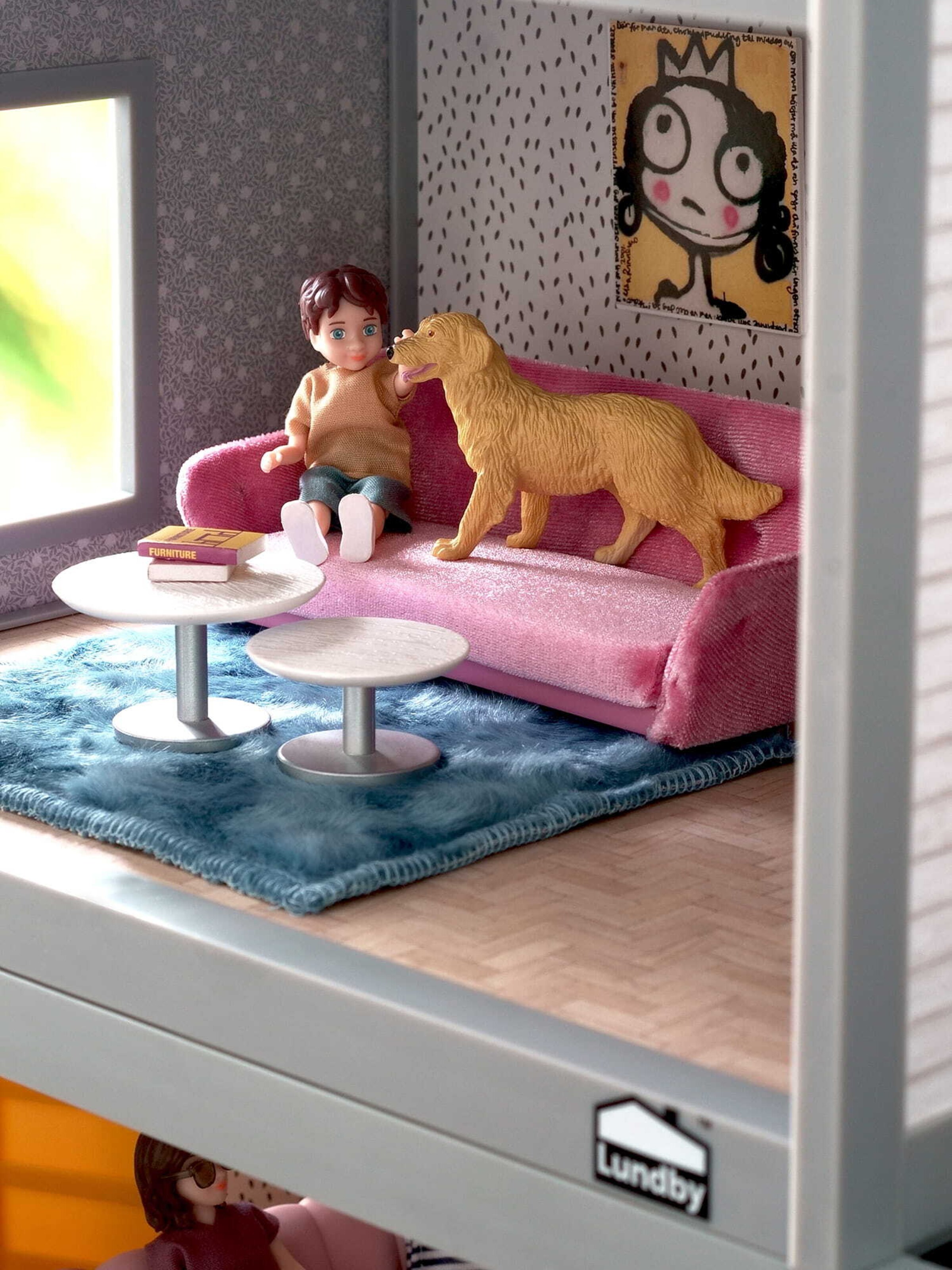 Animaux en peluche LUNDBY en mélange de couleurs