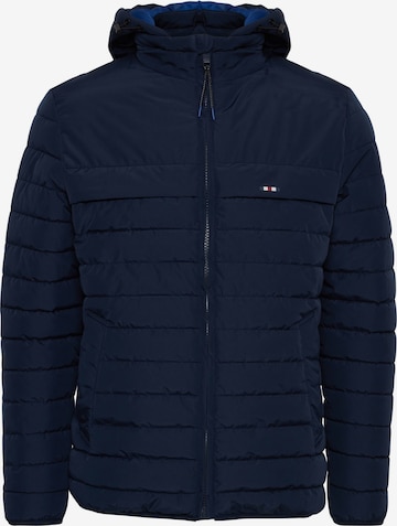FQ1924 Winter Jacket 'Damian' in Blue: front