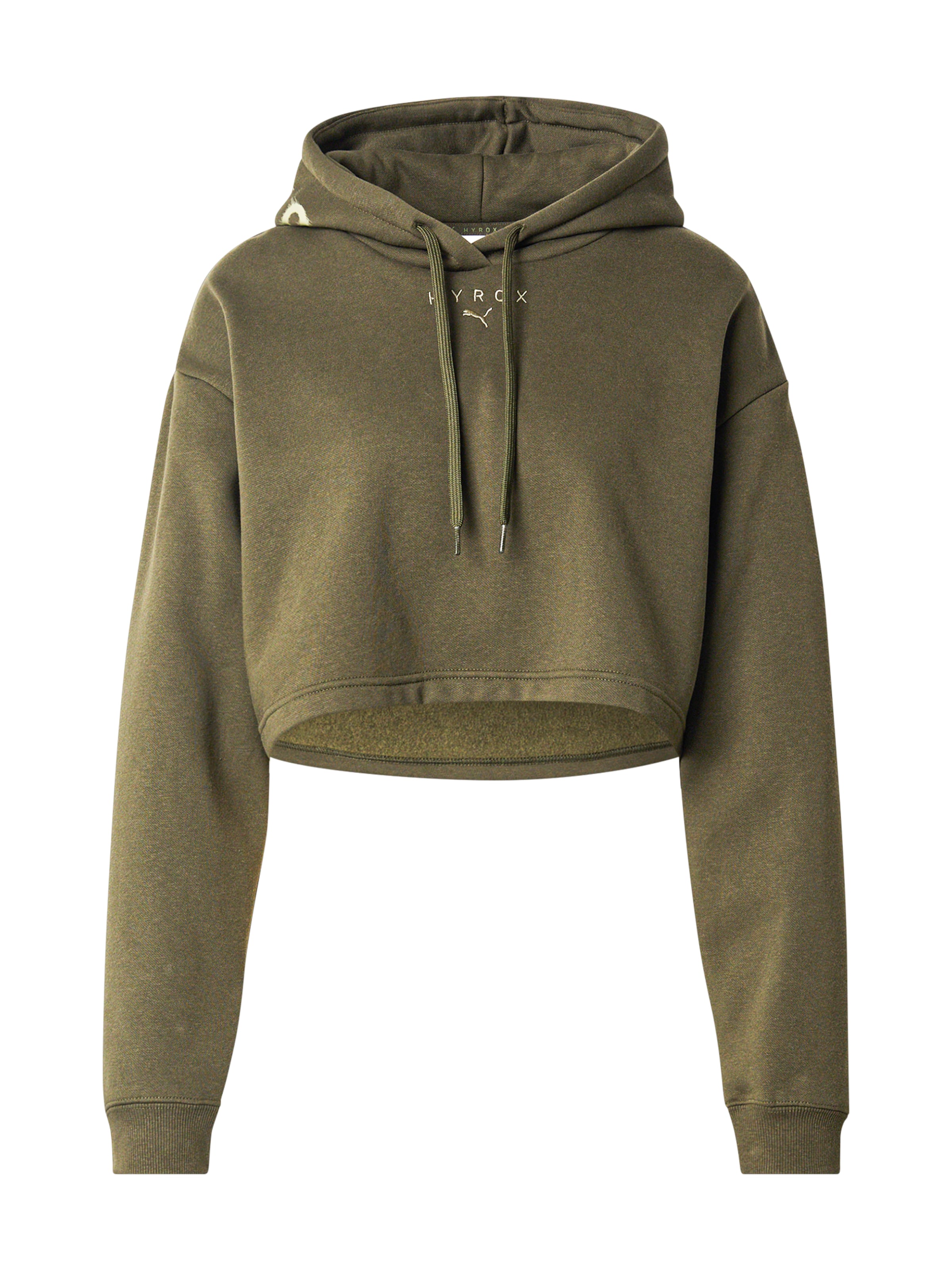 PUMA Спортен суитшърт 'Puma x Hyrox' в зелено: отпред