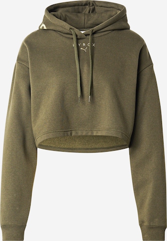 PUMA Sportief sweatshirt 'Puma x Hyrox' in Groen: voorkant