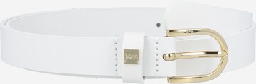 BOSS Belt in White: front