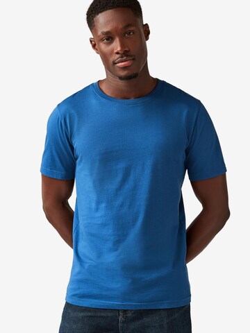 Next - Camisa 'Essential' em azul: frente