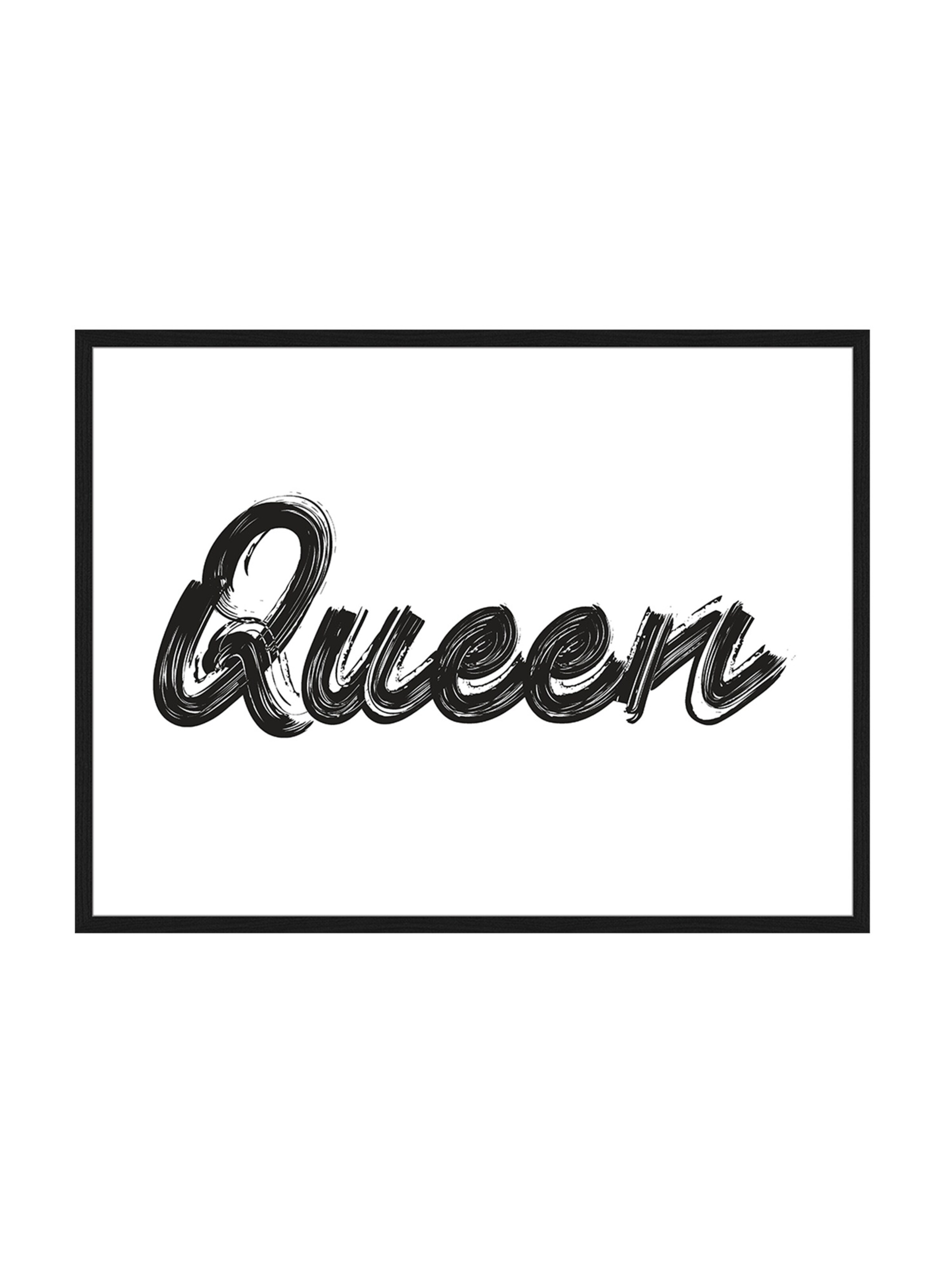Liv Corday Image 'Queen' in Black: front