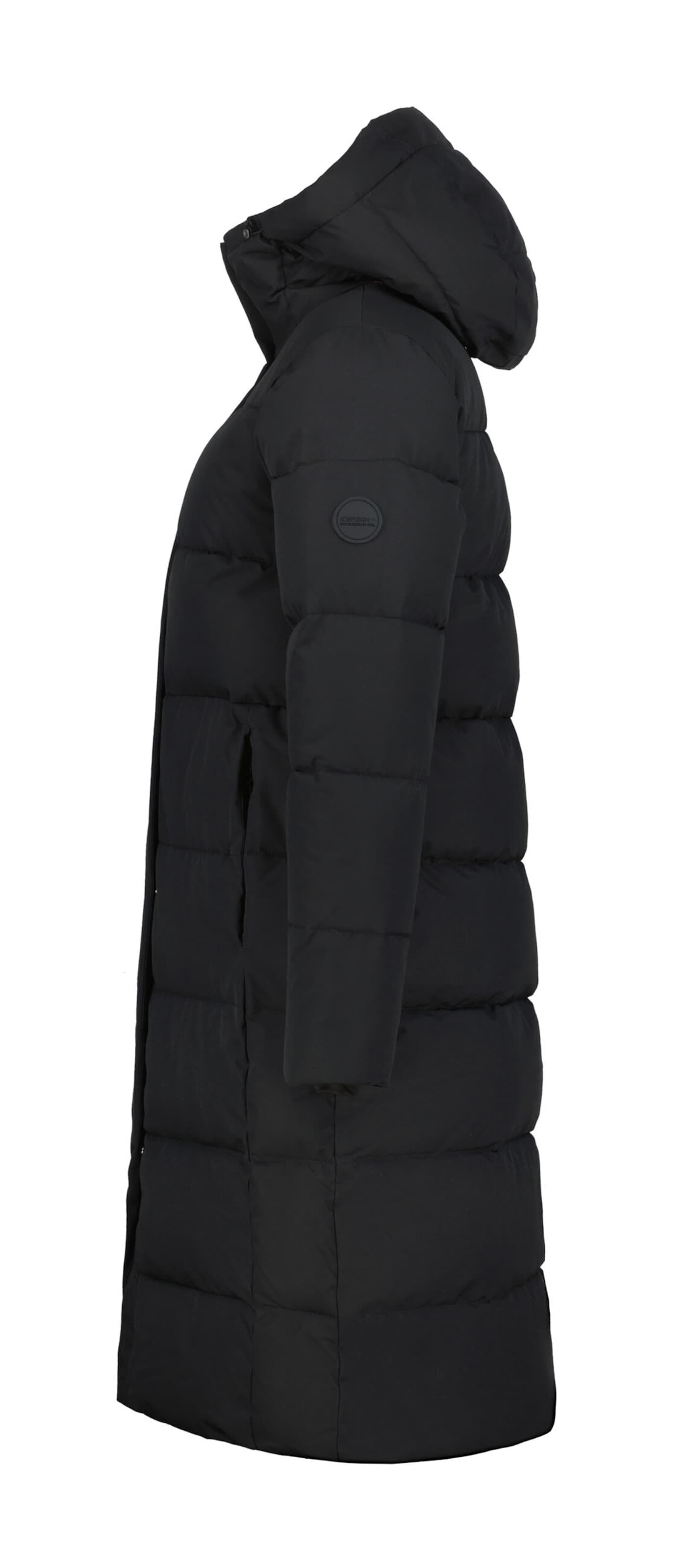 ICEPEAKOutdoor kaput 'Pittsfield' - crna boja