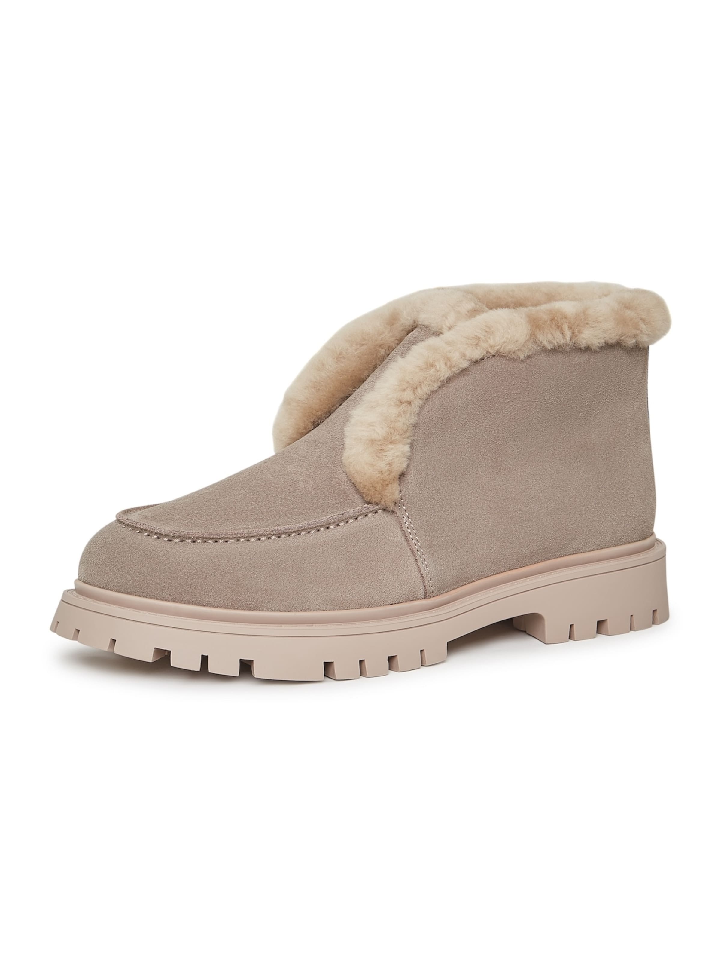 CESARE GASPARI Stiefel in Beige: Vorderseite