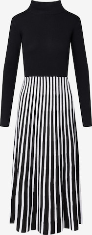 QuiosquePletena haljina - crna boja: prednji dio