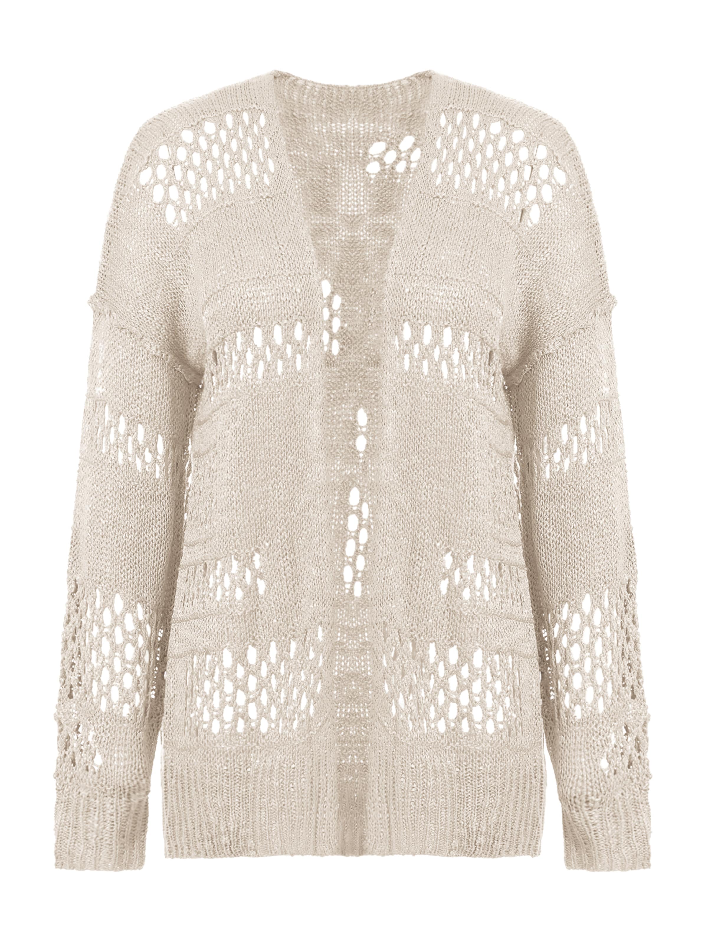 Imily Bela Strickjacke in Beige: Vorderseite