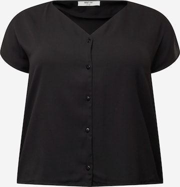 T-shirt 'Mariel' ABOUT YOU Curvy en noir : devant