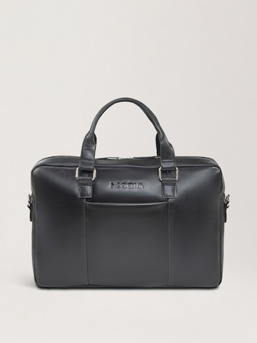 NEGOTIA Leather - Bolsa para portátil 'Sorel' en negro: frente