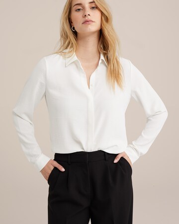WE Fashion Blúz - fehér: elől