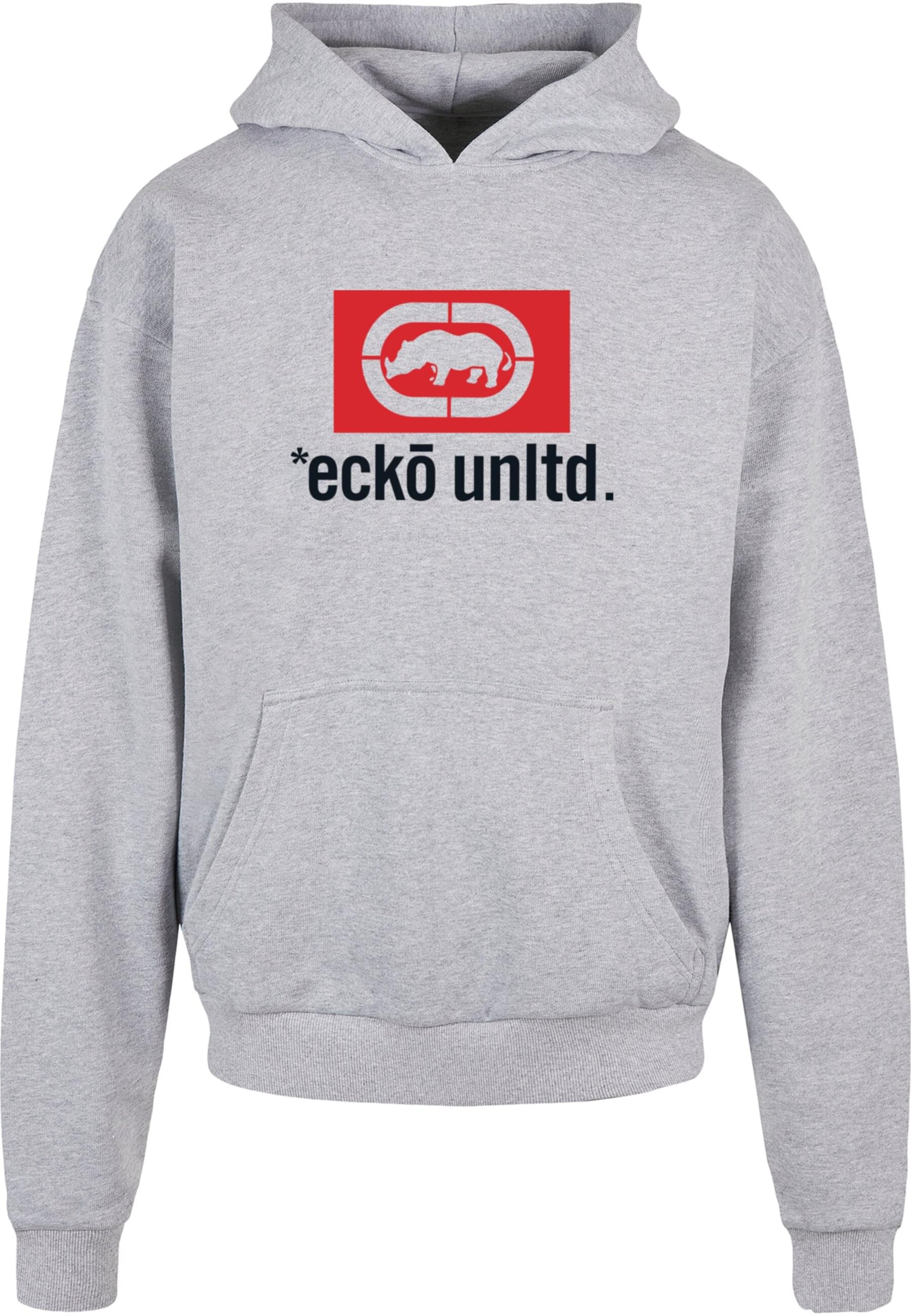 Sweat-shirt Ecko Unlimited en gris : devant