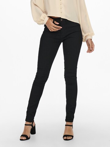 JDY Skinny Jeans 'Tulga' in Zwart: voorkant