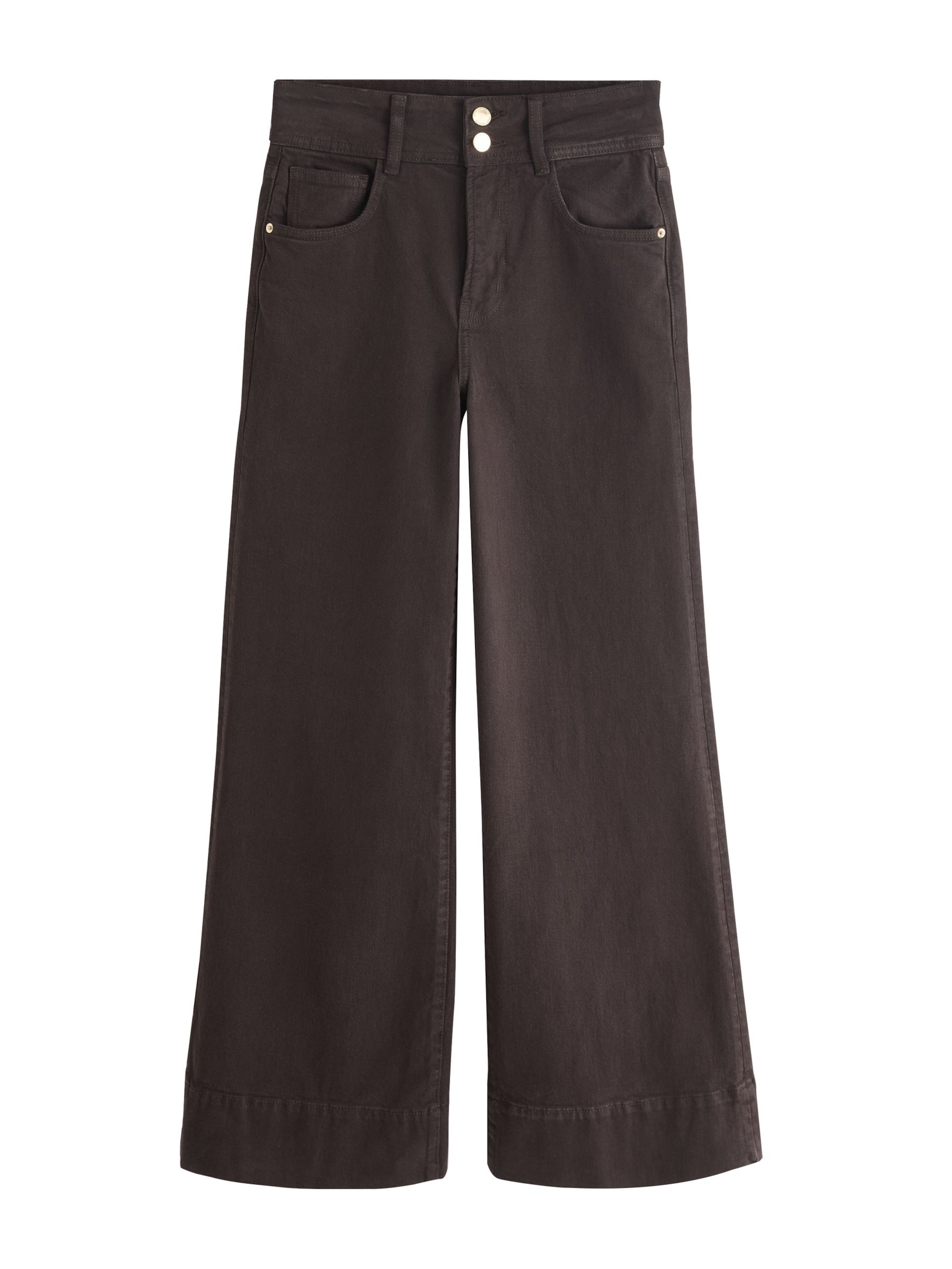 Next Wide Leg Jeans in Braun: Vorderseite