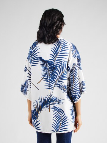 Bianco Lucci Kimono in Blau