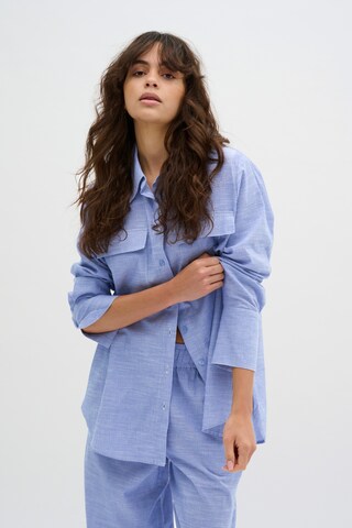 Chemisier 'Skye' My Essential Wardrobe en bleu : devant
