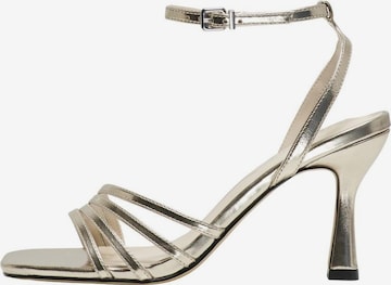 ONLY Sandalen met riem 'AIKO-2' in Goud: voorkant