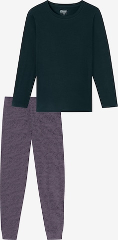 Pyjama ' UNCOVER Nightwear ' SCHIESSER en bleu : devant