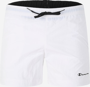 Champion Authentic Athletic Apparel Badeshorts in Weiß: predná strana