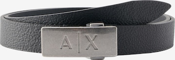 juoda ARMANI EXCHANGE Diržas: priekis