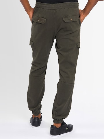 Alessandro Salvarini Tapered Cargo trousers in Green