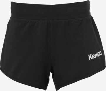 KEMPA Regular Workout Pants in Black: front