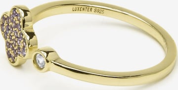 Anello 'Alsion' di Luxenter in lilla: frontale