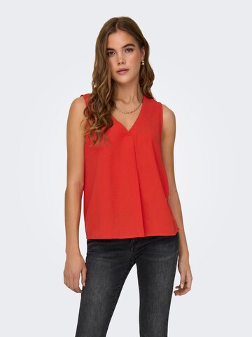 JDY - Blusa 'DIVYA' en rojo: frente