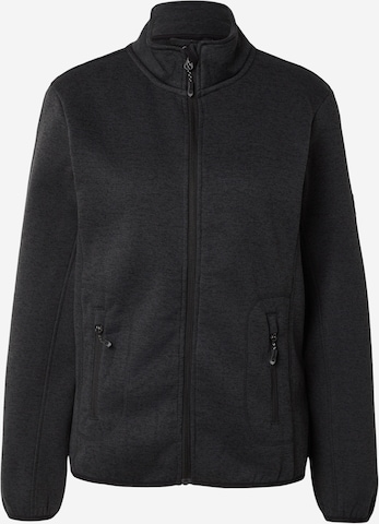 Whistler Funktionsfleecejacke 'SAMANI' in Schwarz: Vorderseite
