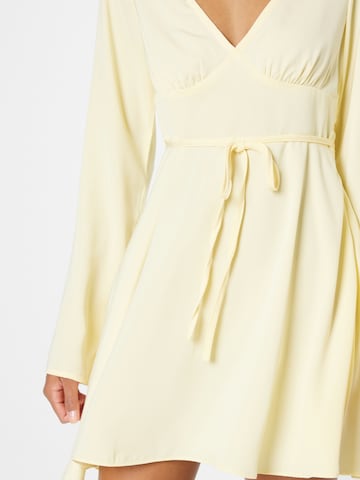 NA-KD Dress 'Ida Zeile' in Yellow