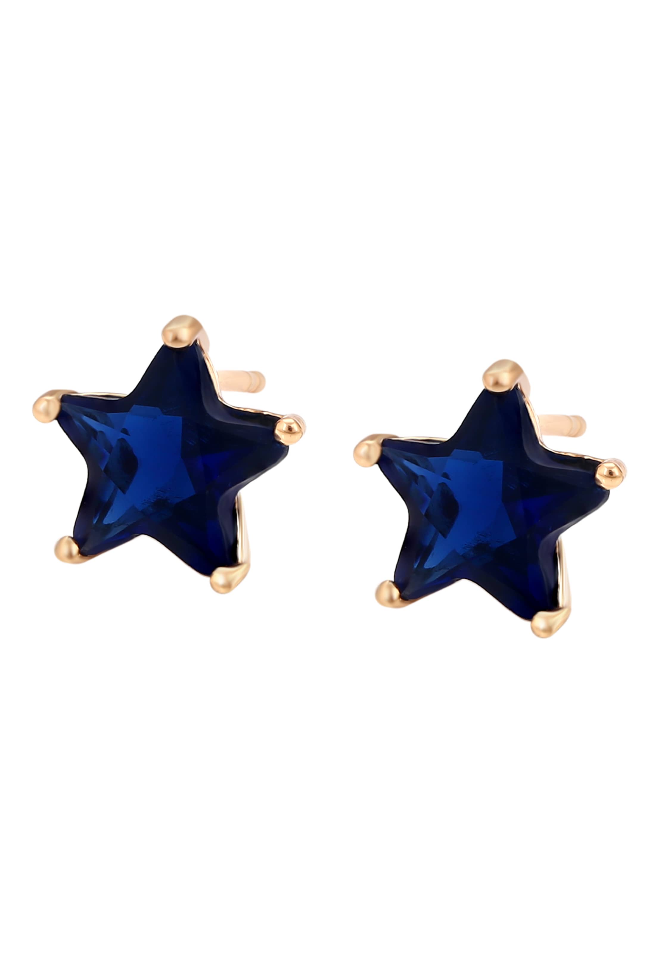 faina - Pendientes en azul: frente