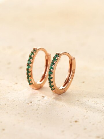 Parure de bijoux 'Emerald Glow' Hey Happiness en or