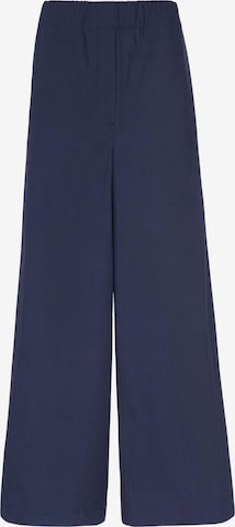 Peter Hahn Loosefit Broek in Blauw: voorkant