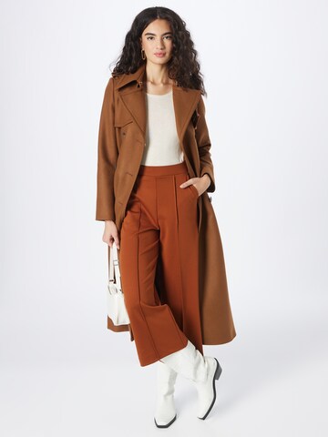 Wide leg Pantaloni di TOM TAILOR DENIM in rosso