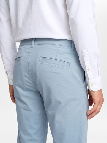 Nils Sundström Regular Chino in Blauw