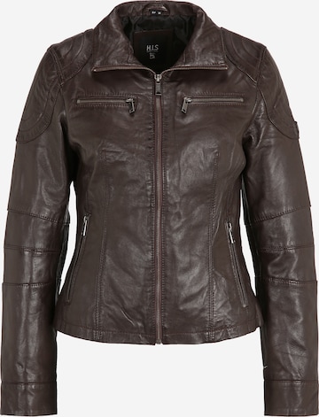 H.I.S Between-Season Jacket in Brown: front