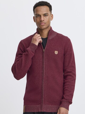 INDICODE JEANS Gebreid vest 'Andy' in Rood