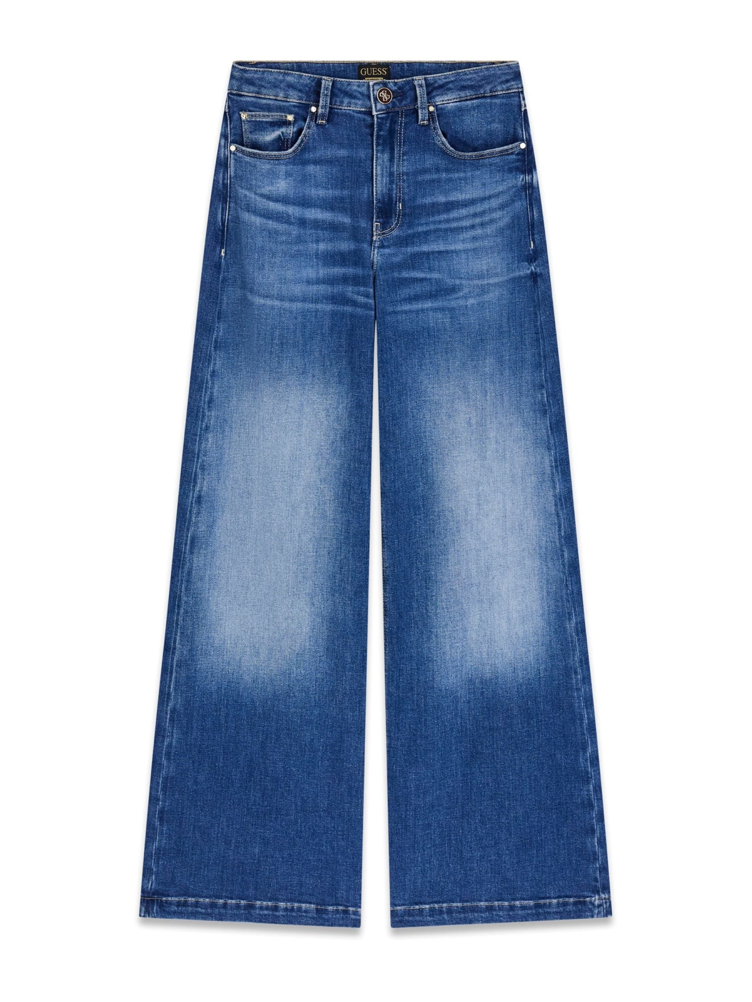 GUESS Wide Leg Jeans 'W6YAJGD1355' i blå: forside