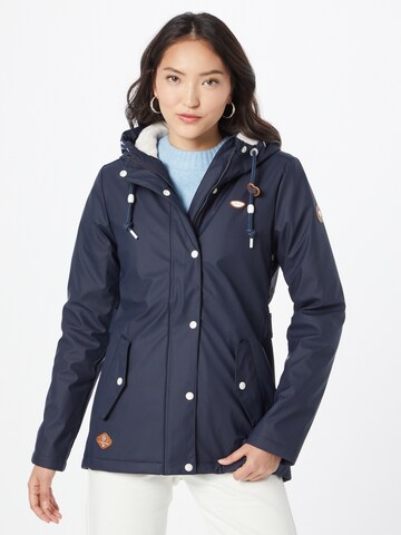 Ragwear Between-season jacket 'MARGE' in Blue: front