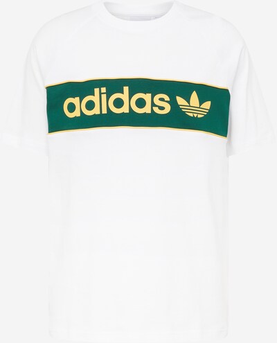 ADIDAS ORIGINALS Shirt in Light yellow / Green / White, Item view