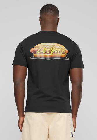 ZOO YORK Shirt 'Hot Dog' in Zwart: voorkant