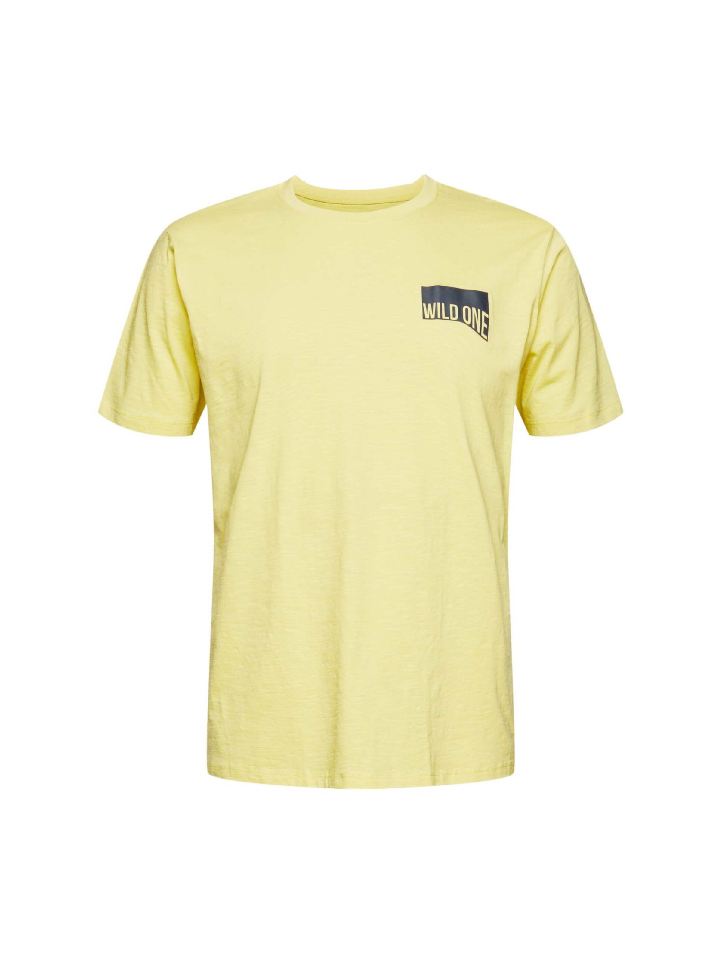 Männer Shirts EDC BY ESPRIT T-Shirt in Gelb - BO65010